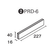 KYタイル パルーダセラミック　40ボーダー平　PDR-6-2