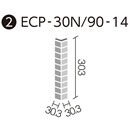 エコカラットプラス ヴィーレ 90°曲ネット張り ECP-30N/90-14/WE4[シート]
