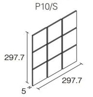 P10/S-105[ケース販売]　KYタイル　BRIGHT&ATTACK ブライト&アタック 100mm角平セット張り