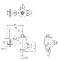 INAX 小便フラッシュバルブ本体(普通形) UF-110