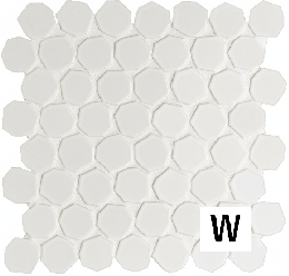 【在庫限り!】LNT-W(ホワイト)[シート]　  平田タイル ルンタ(Lunta)　モザイクタイル