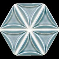 【在庫限り】CLN-007[シート]　名古屋モザイク クロザネイ　43x38三角形特殊面状　 モザイクタイル