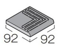 AK-102/21[枚] AKフロアーII 100角階段コーナー 屋内床 浴室床 屋外床 タイル