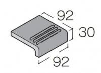 AK-103/23[枚] AKフロアーII 100角タレ付階段 屋内床 浴室床 屋外床 タイル