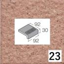 AK-103/23[枚] AKフロアーII 100角タレ付階段 屋内床 浴室床 屋外床 タイル