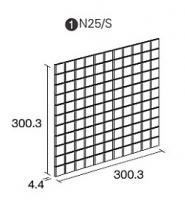 轟N番モザイク25mm角　紙貼り　N-12　コバルトグレー