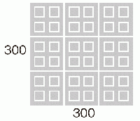 NO.100-C4　モジュールフロア 100角 スロープCユニット　