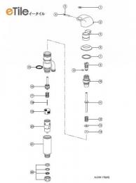 INAX　水栓部品 自閉バルブ本体ASSY A-2181-YR