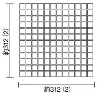 ONIX GLASS MOSAIC　オニックスガラスモザイク 24角　OV-T7251