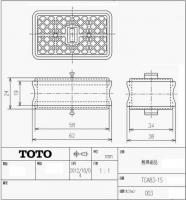 TCA83-1S　TOTO　脱臭カートリッジ　トイレ　ウォシュレット用部品