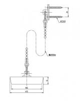 INAX　掃除流し用排水トラップ(SF-20SAF、SF-20PA用)くさり付ゴム栓　SF-20G