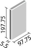 INAX　ペアリイナ 釉霞　200×100mm角 平(ポイント柄)　PR-210T/662A