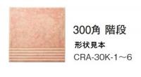 CRA-30K-6[ケース/12枚入り]　名古屋セラミックス　セラローマ　300角階段
