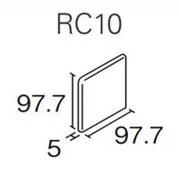 RC10-105[枚]　KYタイル　BRIGHT&ATTACK ブライト&アタック 100mm角両面取