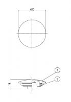 【INAX】PBF-9R/CH用密閉フタ B21-SVAR2