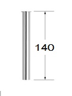 INAX 16mm小便水栓用直管 UF-111-2