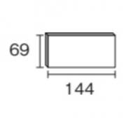 SF-692/RF-67(ブライト)[ケース]　KYタイル　モルビィ　75二丁平タイル|洗面所　トイレ　キッチンにおすすめ|屋内壁タイル|