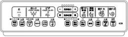 354-1919-SET シャワートイレ NewPASSO(CW-EA24AQタイプ)用壁リモコン 電池・ビス付 流すボタンあり LIXIL リクシル INAX 純正