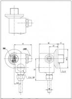 INAX 壁配管用バルブ　KS-3S