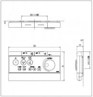 INAX シャワートイレ DT-V282U用壁リモコン 354-1267A