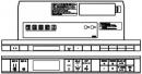 354-1869-SET　DT-Z352・DT-Z382タイプ用インテリアリモコン　電池、ビス付　流すボタンあり