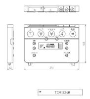 TCM1324R　TOTO　ウォシュレットリモコン　流すボタンあり