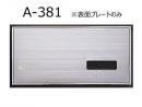 A-381　 表面プレート　 小便器自動洗浄システム用