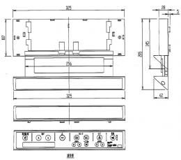 354-1158　アメージュG脱臭シャワートイレ DT-5823-R用インテリアリモコン