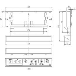 354-1160　アメージュG脱臭シャワートイレ DT-5824-R用 インテリアリモコン、電池・ビス付