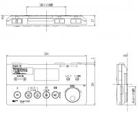 354-1335-SET　サティス DV-318G・DV-318Aタイプ用 壁リモコン (電池・ビス付き)