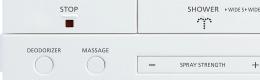 354-1361-SET　シャワートイレREGIO(DV-R115/BWG)用電池・ビス付壁リモコンキット(白、英字)(REGIO用)