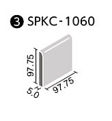 LIXIL ミスティパレット100角 ブライト釉 片面取[10枚セット]　SPKC-1060/B1011