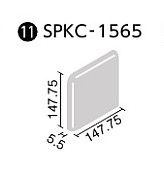 LIXIL　ミスティパレット 150mm角両面取 ブライト釉　(バラ)　SPKC-1565/B1001