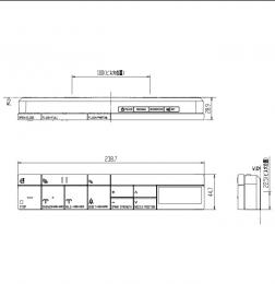 354-1446-EG-SET　REGIO(DV-R115/BKG,BWG)用スマートリモコンキット(REGIO用)(英字表記) 　