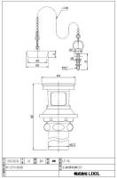 INAX　ゴム栓付排水口 呼び径32mm　LF-4G