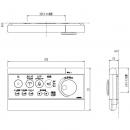354-1466-SET　PASSO　CW-E55A用壁リモコン、電池・ビス付き　「354-1276」の代替リモコン