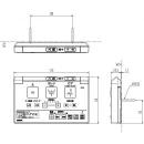 354-1489A-SET　CW-KA21Q・CW-E71Qタイプ用　電池・ビス付 壁リモコンキット(流す付)