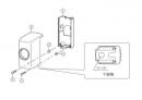 A-5165　カバーASSY　小便フラッシュバルブ(UF-3V他)用　LIXIL　INAX