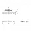 354-1546B　ベーシアハーモ　DV-D113・J213・J223タイプ用インテリアリモコン、電池・ビスなし