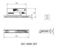 354-1560A-SET　パッソ　EA21Qグレード用 電池・ビス付インテリアリモコンキット(流す付)