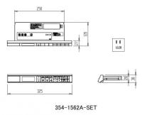 354-1562-SET　パッソ　CW-EA12-Rタイプ用 電池・ビス付インテリアリモコンキット(温風乾燥)　旧ピクトグラム