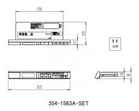 354-1563A-SET パッソ　EA21グレード用 電池・ビス付インテリアリモコンキット