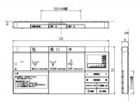 354-1564A　サティスG　DV-G118・サティスS　DV-S518・DV-S528タイプ用 壁リモコン　電池・ビスなし　