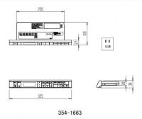 354-1663-SET　サティスS　DV-S615・DV-S625タイプ用インテリアリモコン、電池・ビス付