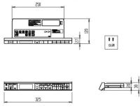 354-1671-SET　サティスG DV-216型用インテリアリモコン　鉢内除菌・フルオート便座・ほのかライト付　※電池・ビス付