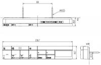 354-1674-SET　サティス DV-G216用 スマートリモコン　鉢内除菌・フルオート便座・ほのかライト付、電池ビス付き