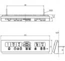 354-1679A-SET　プレアスLS・HSタイプ DT-CL114A・CH184A用 壁リモコンキット、電池・ビス付