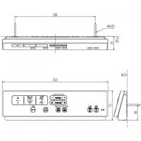 354-1683-SET　ベーシアシャワートイレ DT-BA251・DT-BA281・DT-BA252・DT-BA282用　電池・ビス付