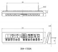 354-1723A-SET　ニューパッソ EA24Qタイプ用　壁リモコン　電池・ビス付