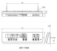 354-1726A-SET　ニューパッソ CW-EA21Qタイプ用　壁リモコン　電池・ビス付